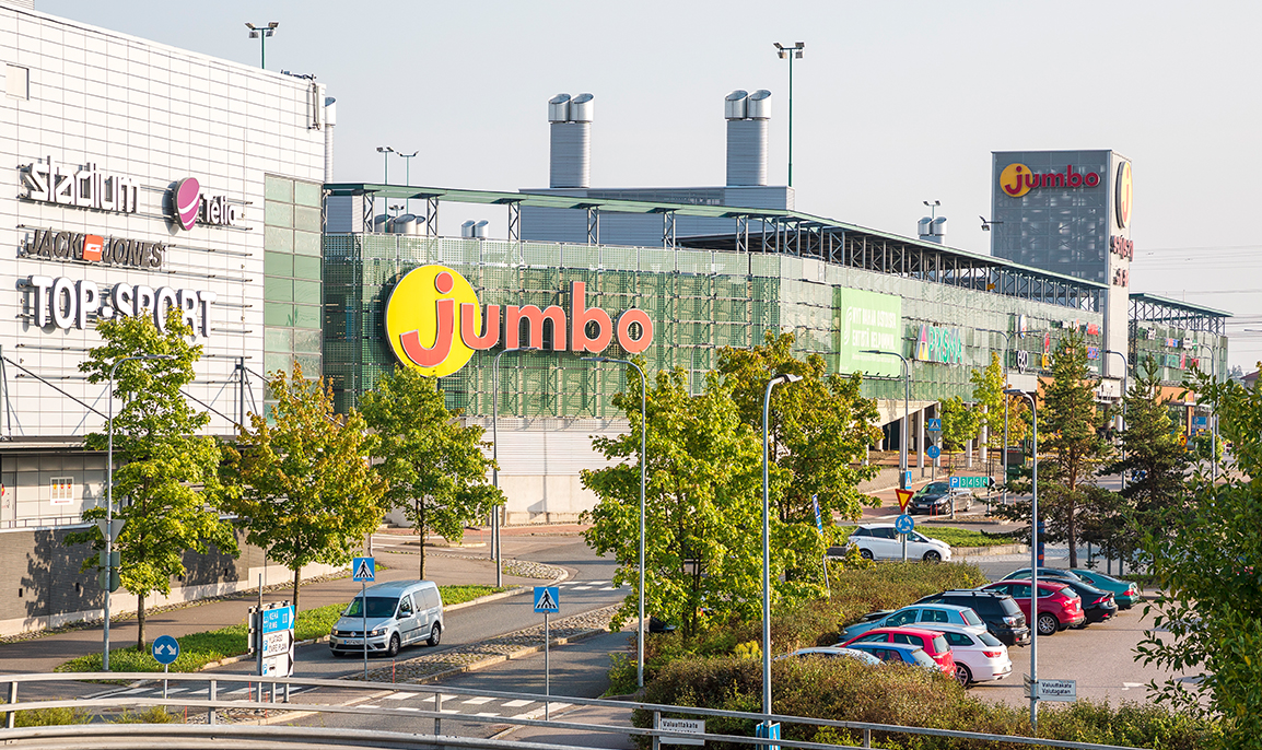 Divestment of a 34% stake in Jumbo shopping centre in Vantaa, Finland -  Nordanö